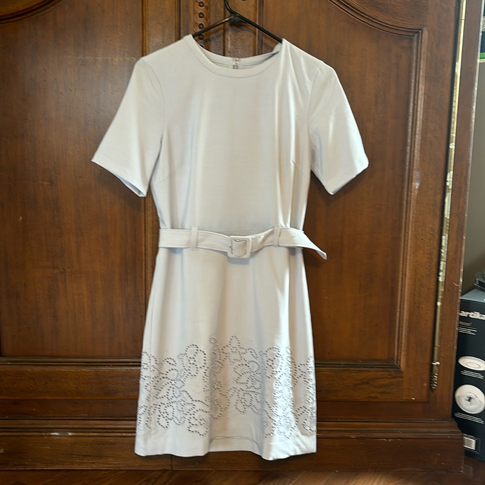 Club Monaco light blue spring/summer dress with cutouts EUC